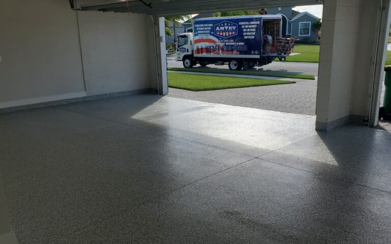 Transform Your Home This Summer with Durable Polyurea Chip Floor Coatings | AmVet Concrete Coatings